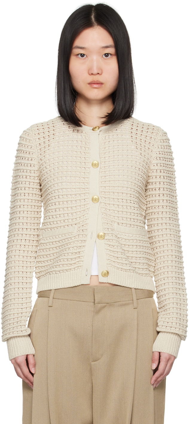 Sweater rag & bone Marlee Knit Cardigan Beige | WAS24P014SC14
