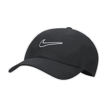 Kasket Nike Club Swoosh Sort | FB5369-010, 0