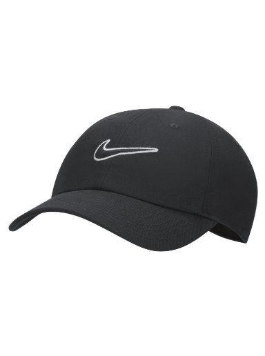 Kasket Nike Club Swoosh Sort | FB5369-010