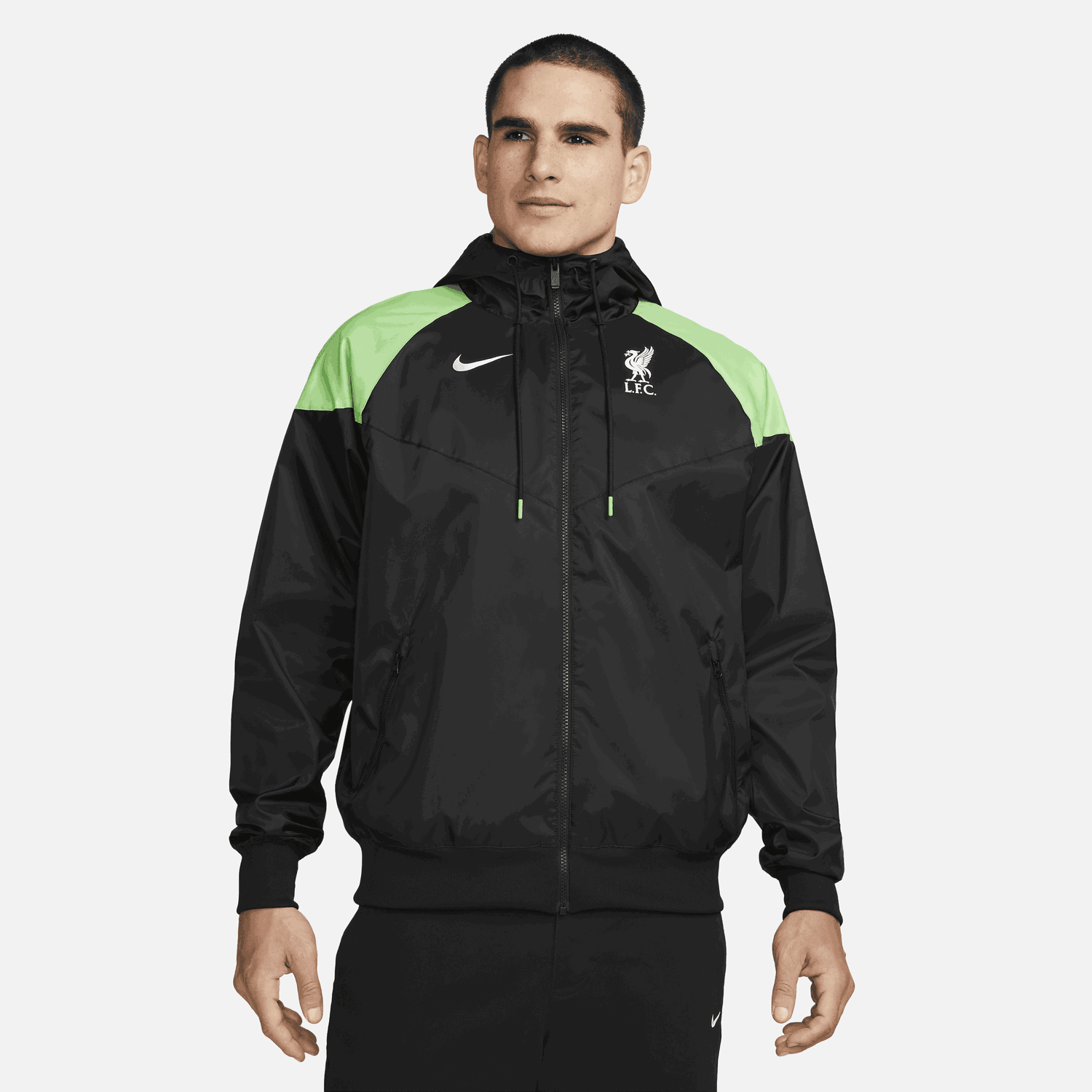 Jakke Nike Liverpool FC Sport Essentials Windrunner Jacket Sort | FD8374-010, 0