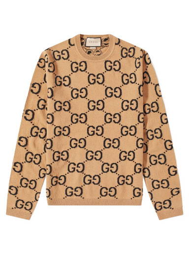 Sweater Gucci Jumbo GG Crew Neck Knit Flerfarvet | 692900-XKCC5-2075