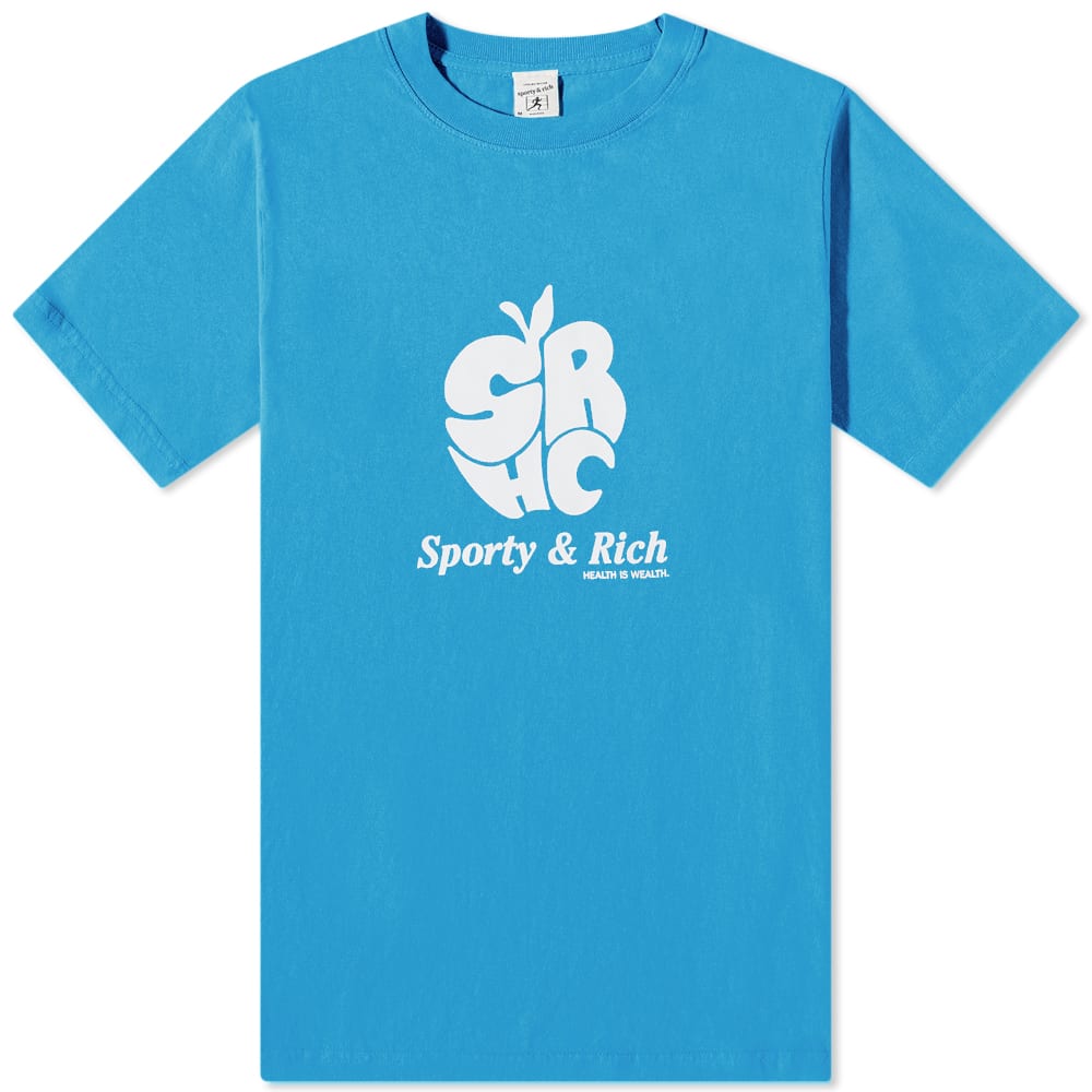 T-shirt Sporty & Rich Apple Tee Blå | TS482OC, 0