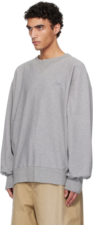 Sweatshirt HED MAYNER Hed Mayner Embroidered Sweatshirt Grå | HMMA72012R-HA183, 3