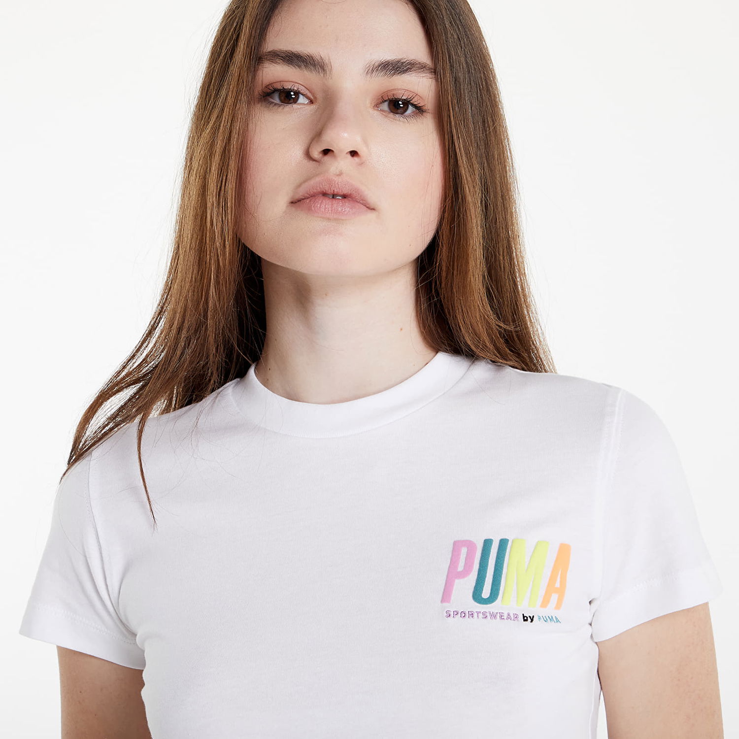 T-shirt Puma SWxP Graphic Tee Hvid | 53355902, 1