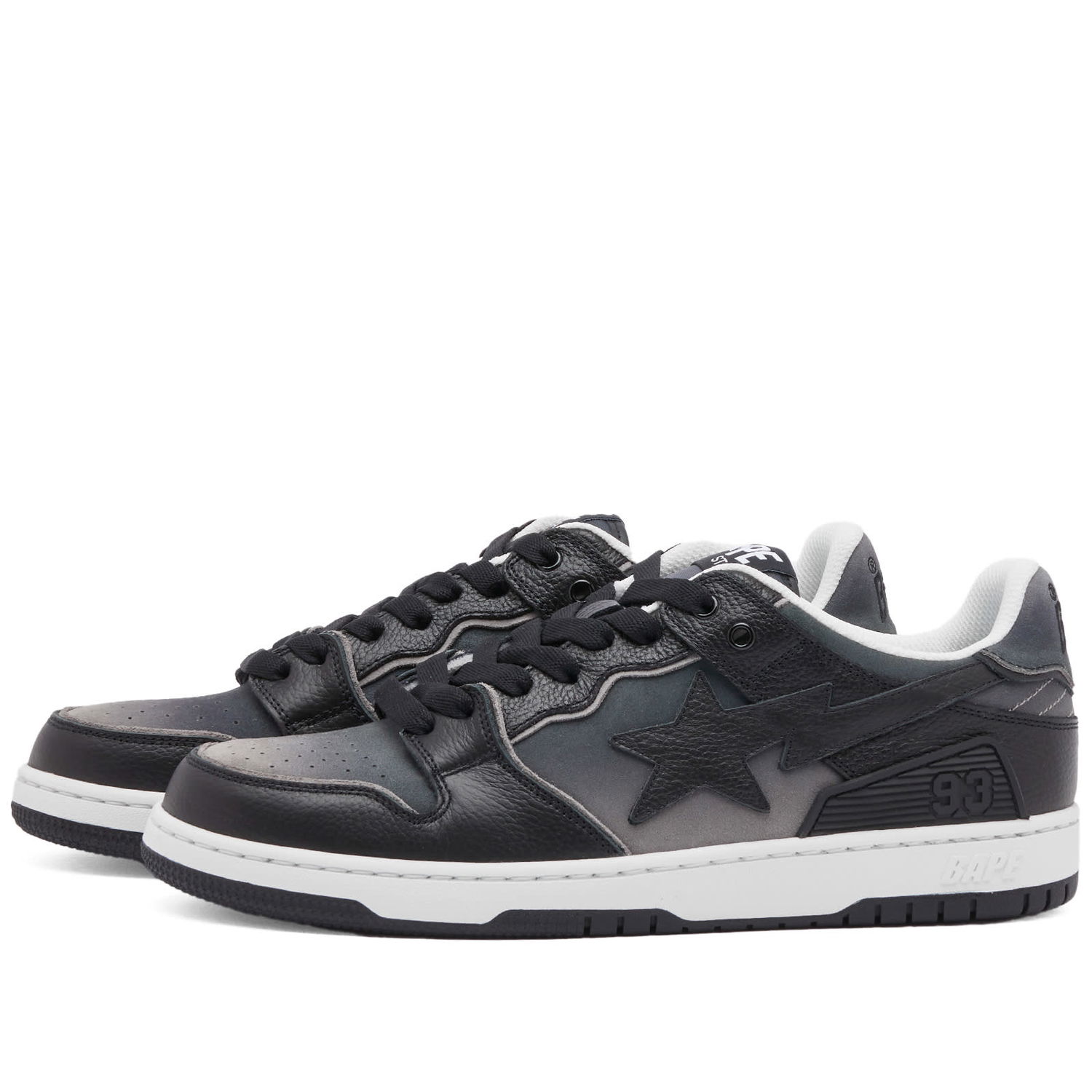 Sneakers og sko BAPE A Bathing Ape Men's Bape Sk8 Sta #4 Sneaker Black Sort | 001FWJ801058I-BLK, 0