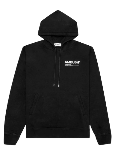 Sweatshirt Ambush Workshop Hoodie Sort | BMBB012S22FLE001 1002