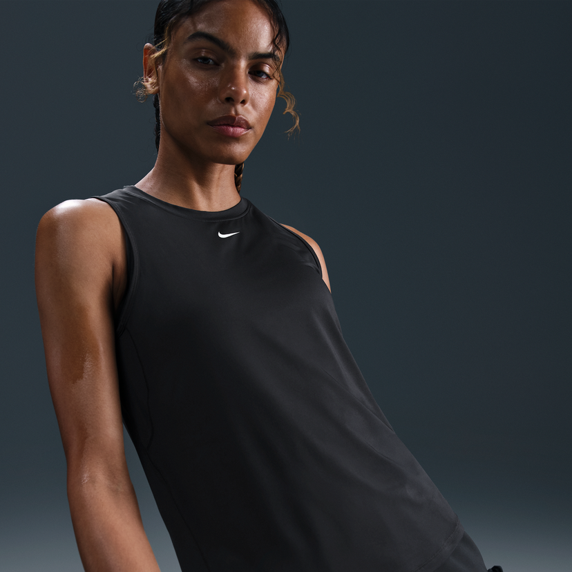Tanktop Nike One Classic Dri-FIT Tank Top Sort | IB9385-010