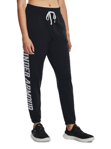 Joggingbukser Under Armour Rival Terry Graphic Joggers Sort | 1379437-001