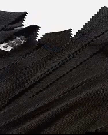 Sweater Comme des Garçons Double Layered Wool Cardigan Sort | PP-N007-W25 1, 3