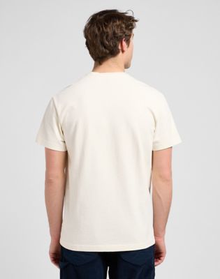 T-shirt Lee Workwear Relaxed Graphic Tee Beige | 112370484, 0
