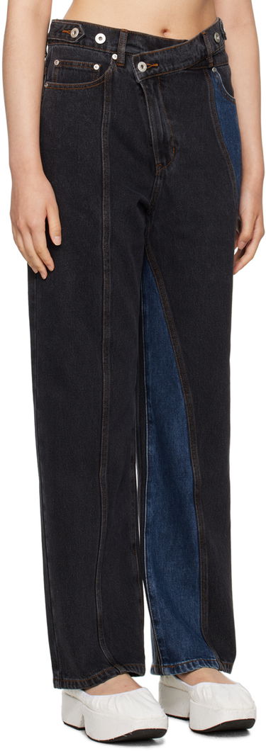 Jeans Feng Chen Wang Feng Chen Wang Paneled Jeans Blå | FUF16TR19, 1