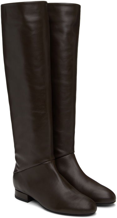 Sneakers og sko BY FAR Felix Nappa Leather Boots Brun | MWFBO064CL013BR023PL, 3