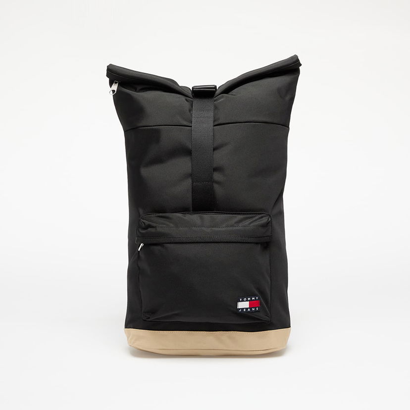 Rygsæk Tommy Hilfiger Tommy Jeans Essential Daily Rollto Backpack Sort | AM0AM13323 BDS