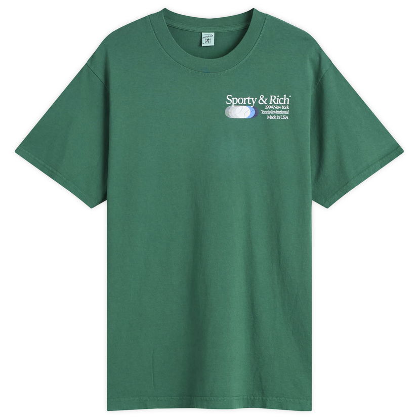 T-shirt Sporty & Rich Invitational T-Shirt, Size Large Grøn | TO043621168GR03