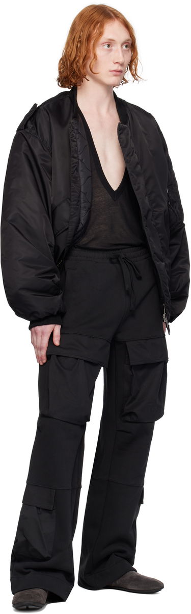 Bomberjakke Entire Studios V-22 Bomber Jacket Sort | ES2305PU, 3