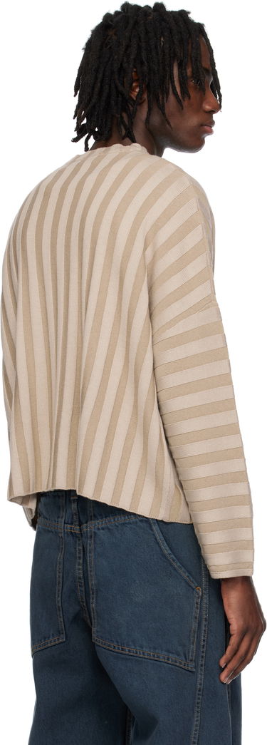 Sweater Eckhaus Latta Eckhaus Latta Keyboard Knit Sweater Beige | 8026-EL-PS25-DU - DUNE, 2