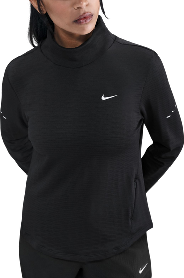 T-shirt Nike Long-Sleeve Textured Mock Neck Running Top Swift Sort | hv2969-010, 0