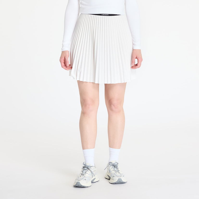 Nederdel Lacoste LACOSTE Pleated Tennis Skirt Hvid | JF1403 70V