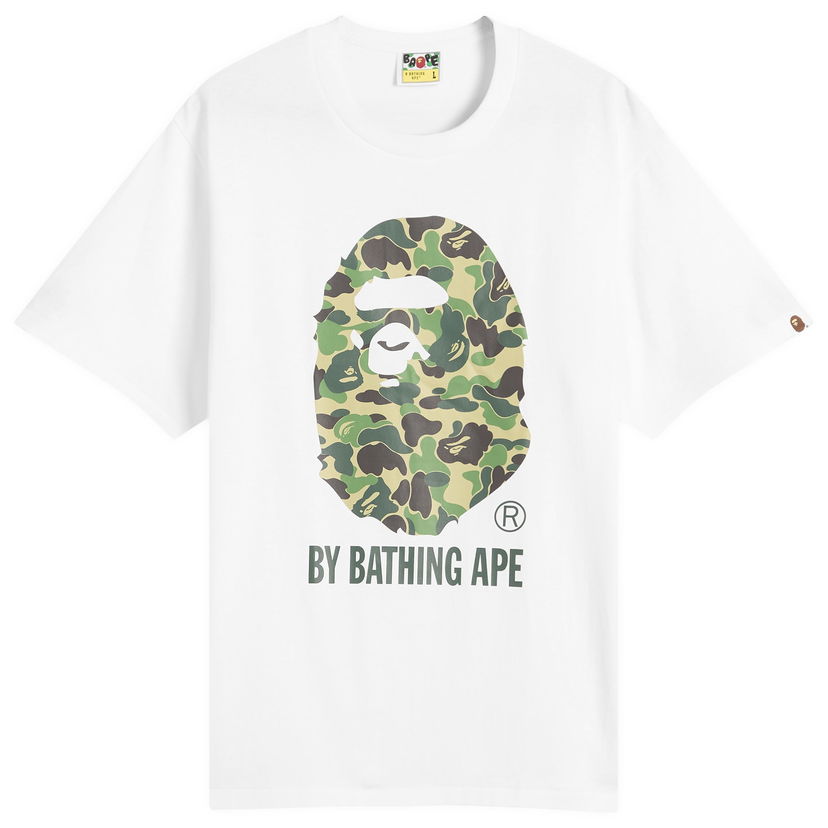 T-shirt BAPE A Bathing Ape ABC Camo T-Shirt, Size Large Hvid | 001TEL301007M-WGN