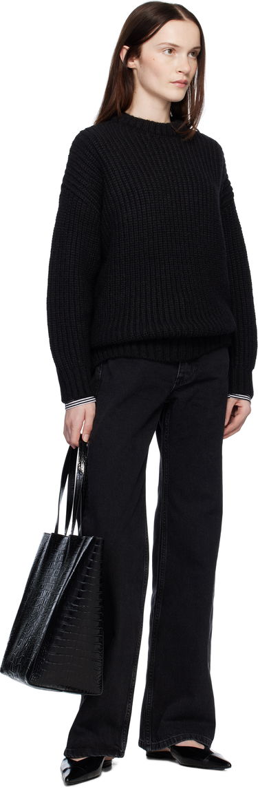 Sweater Anine Bing ANINE BING Sydney Knit Sweater Sort | A-09-0277-000, 3