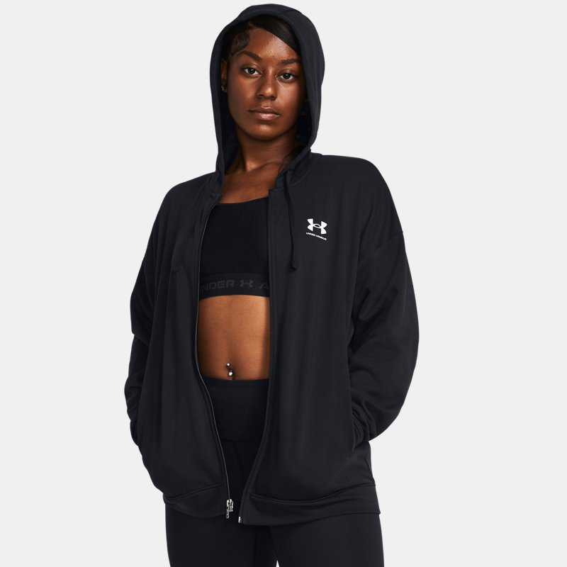 Sweatshirt Under Armour Hoodie Sort | 1386043-001