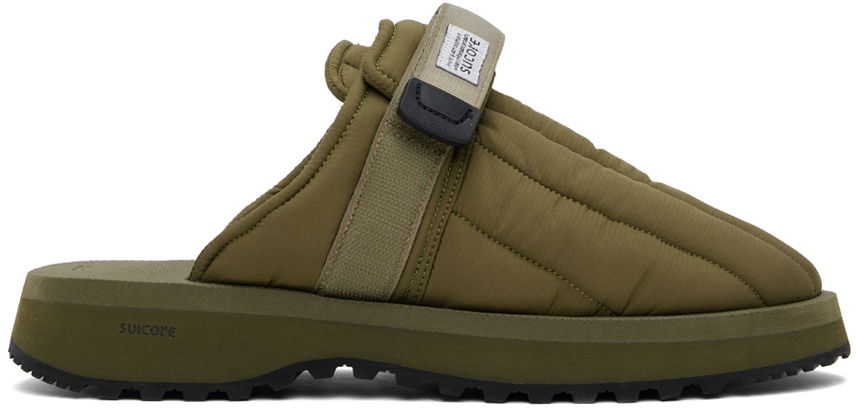 Tøj SUICOKE Suicoke ZAVO-PUFFab Slippers Grøn | OG-072PUFF-TRab, 0