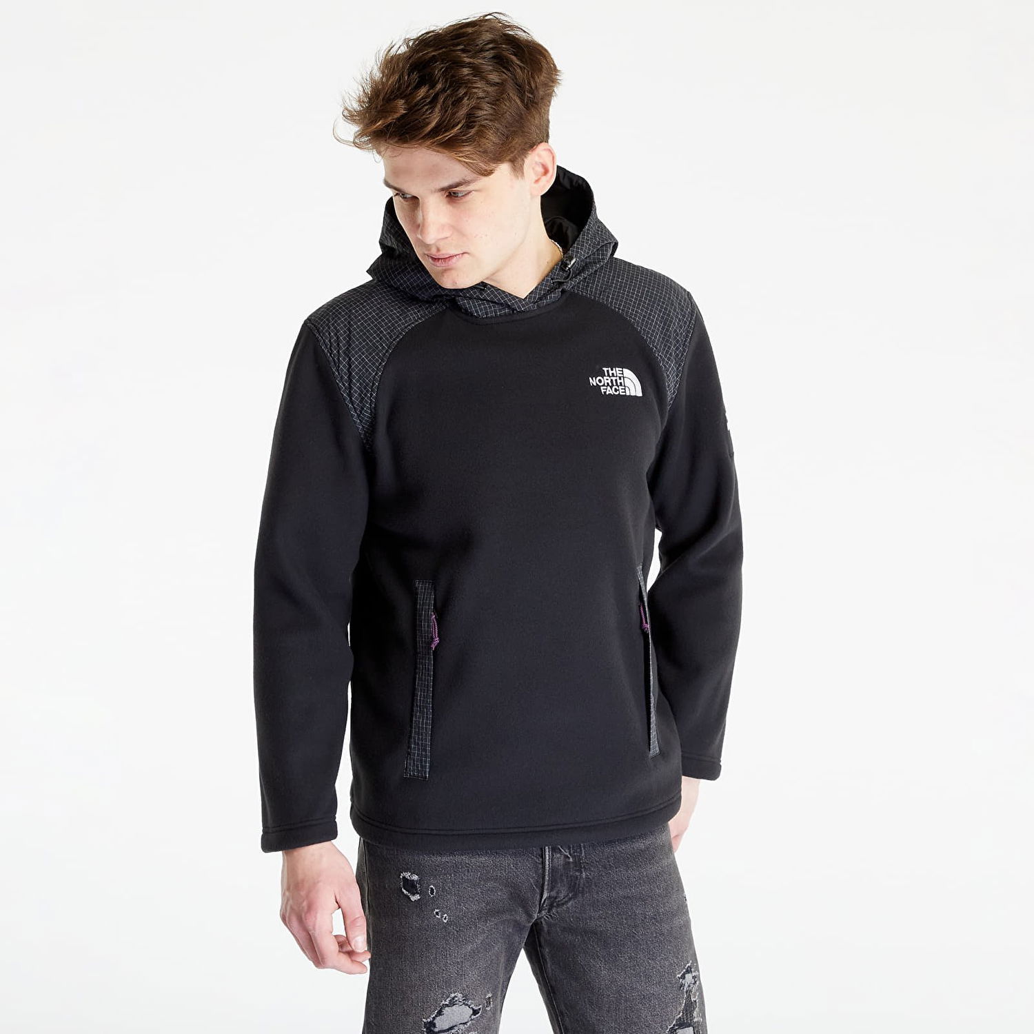 Sweatshirt The North Face Convin Microfleece Hoodie Sort | NF0A7Z9CJK31, 0