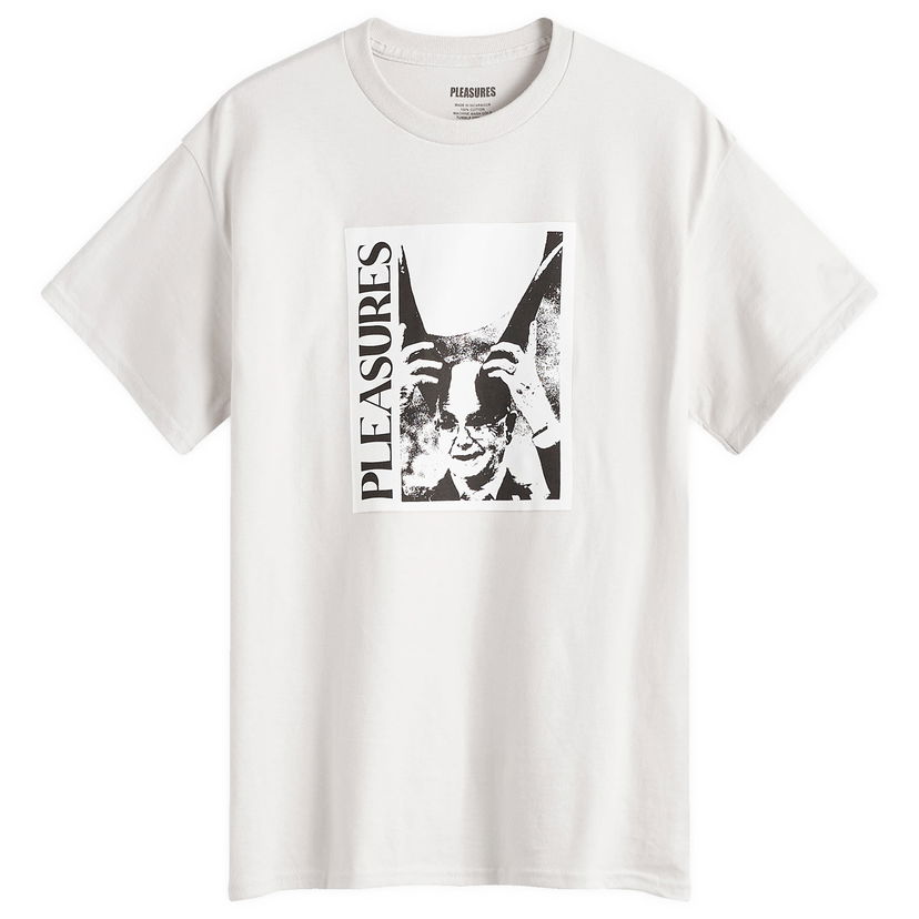 T-shirt Pleasures Graphic Print Cotton T-Shirt Hvid | P24W041-GREY