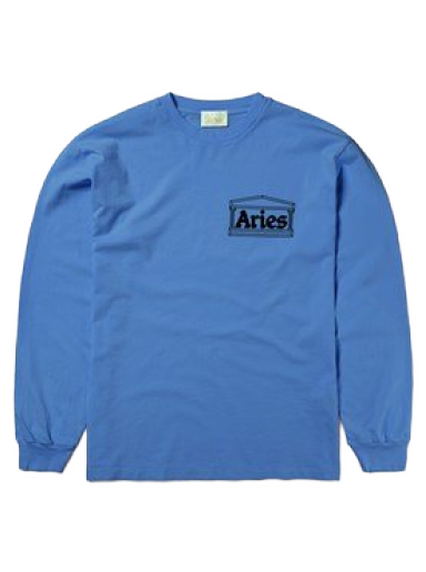 T-shirt Aries Temple LS Tee Blå | FTAR66600
