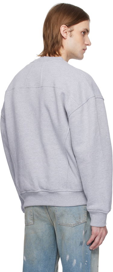 Sweater Rhude Rhude Classique Crewneck Sweatshirt Grå | RHSS25ST01229, 2