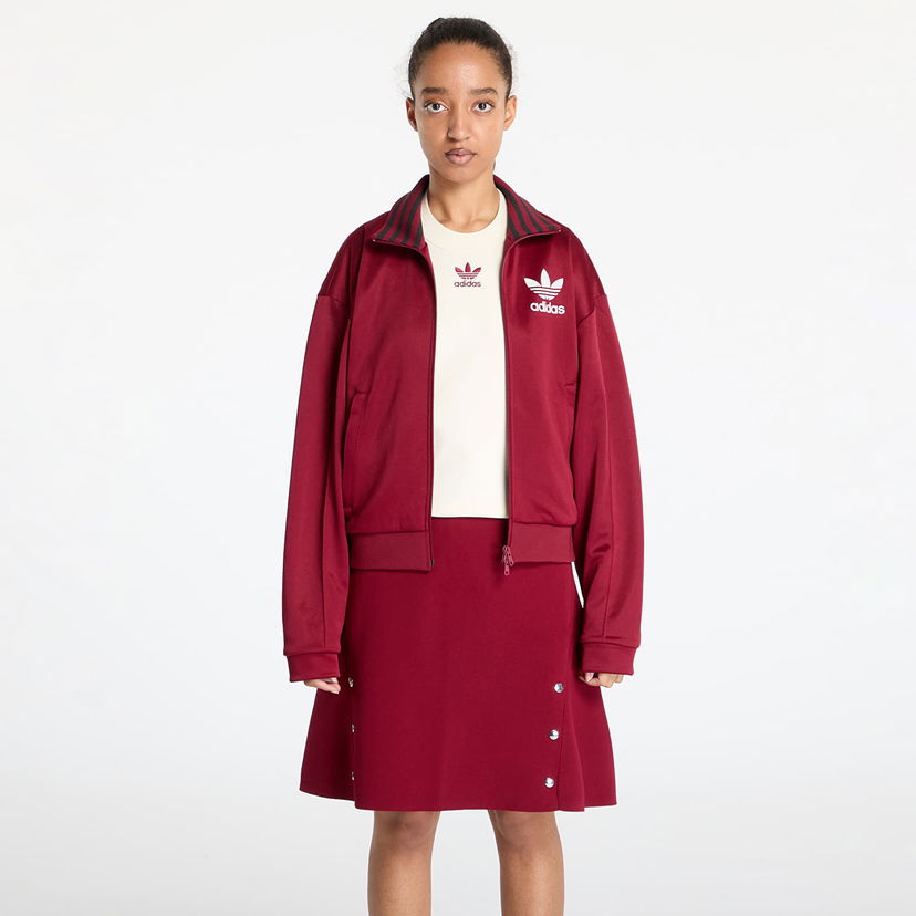 Sweatshirt adidas Originals Wales Bonner x Track Top Core Burgundy Rød | JJ2933