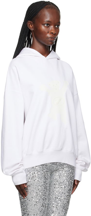 Sweatshirt We11done We11done Printed Hoodie Hvid | WD-TH3-22-727-U-IV, 1