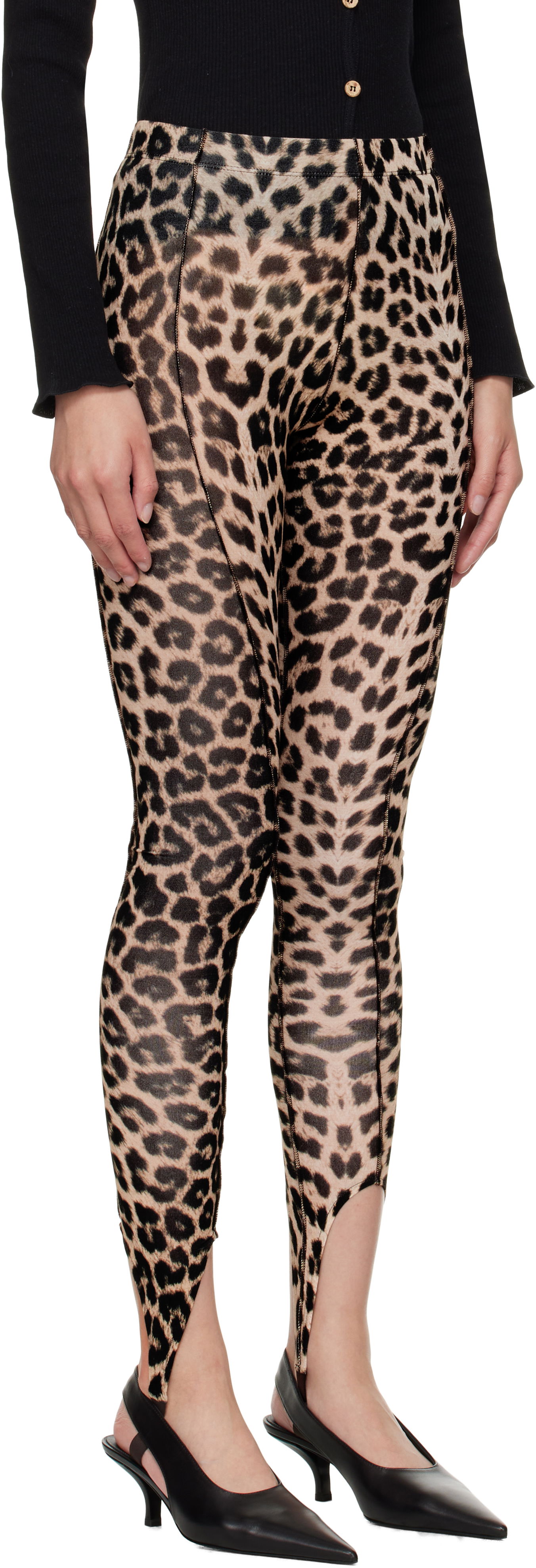 Leggings Baserange Baserange Sync Stirrup Leggings Brun | PASL-CI-AU25, 1