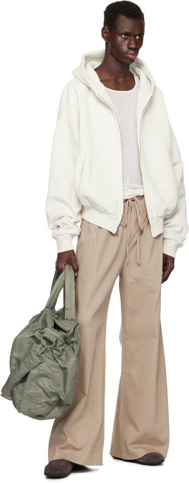 Sweatshirt Entire Studios Entire Studios Thermal Zip-Up Hoodie Hvid | ES2488RI, 3