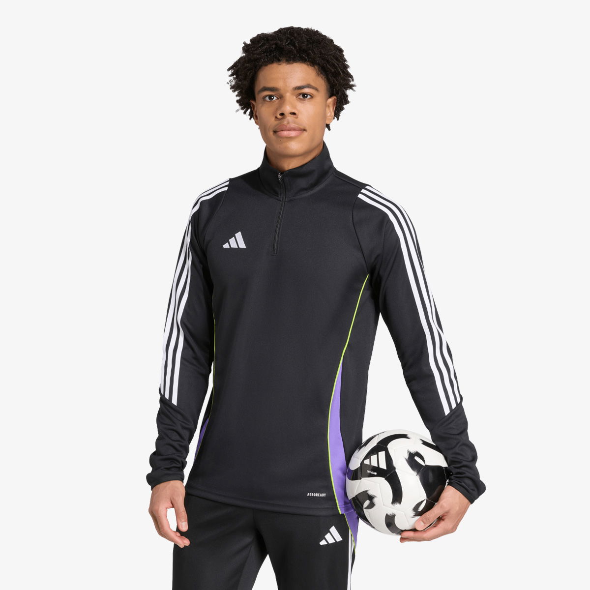 Sweatshirt adidas Performance Tiro 24 Training 1/4 Zip Top Sort | JW4375, 1