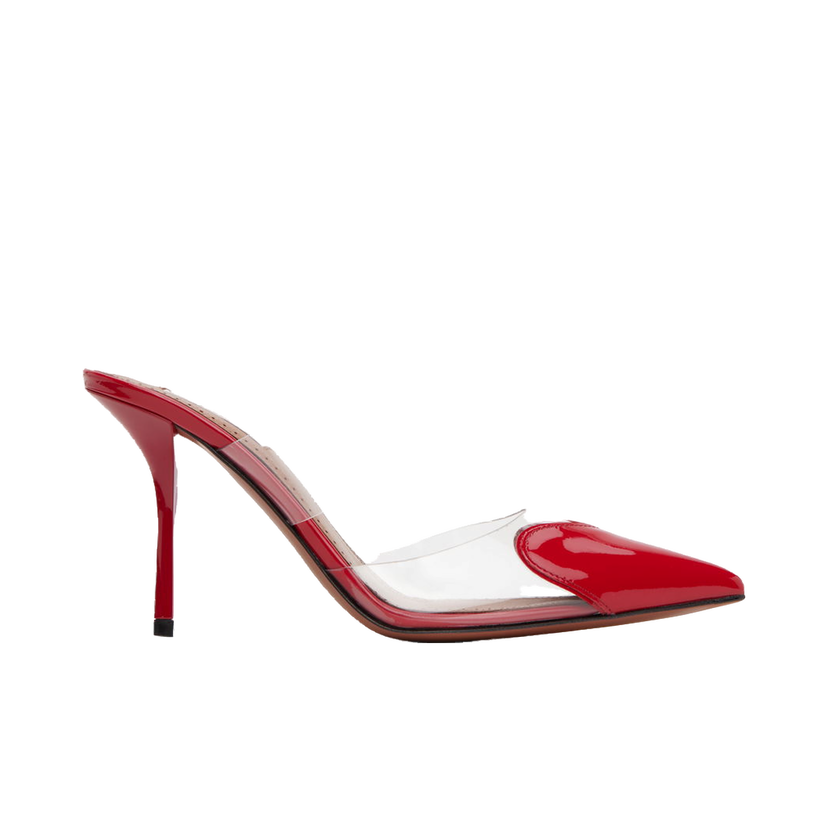 Sneakers og sko Alaïa 'Le Cœur' Patent Leather & PVC Pumps Rød | AA3M053CK150