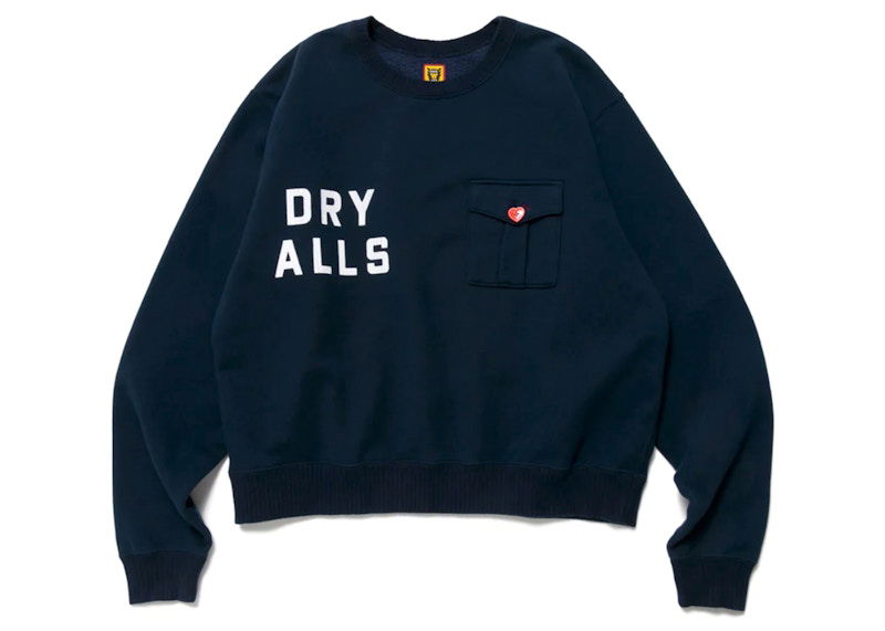 Sweatshirt Human Made Military Sweatshirt Mørkeblå | HM24CS017