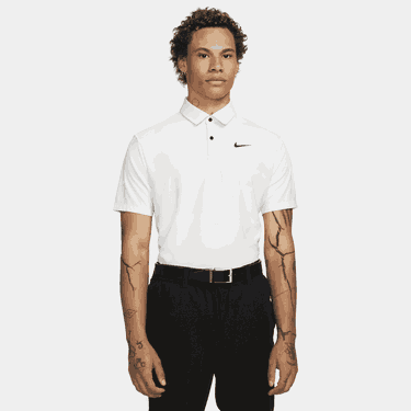 Polo skjorte Nike Dri-FIT ADV Tour Camo Golf Polo Shirt Hvid | DR5312-121, 4