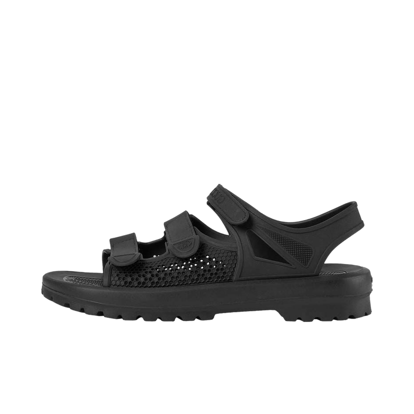 Sneakers og sko Gucci Velcro Sandal Black Honeycomb Sort | 692415 JFN00 1000