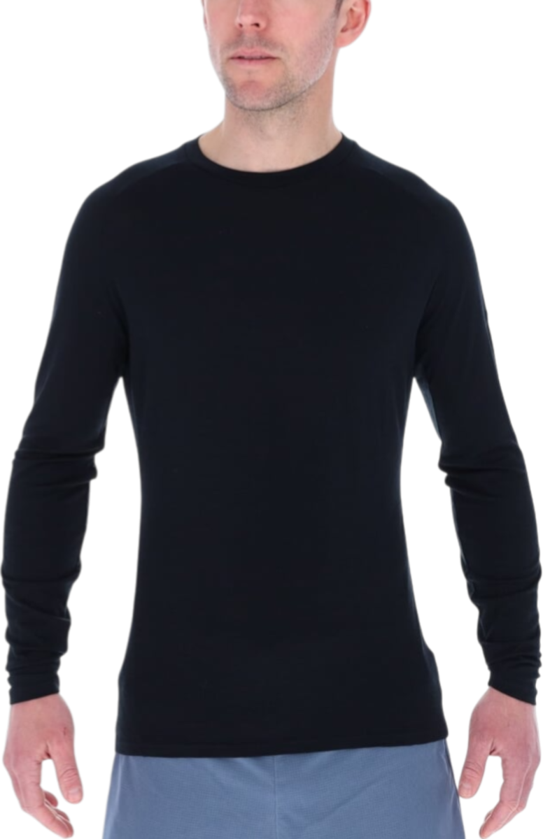 T-shirt inov-8 Inov-8 Merino LS T-Shirt Sort | 001170-bk-001