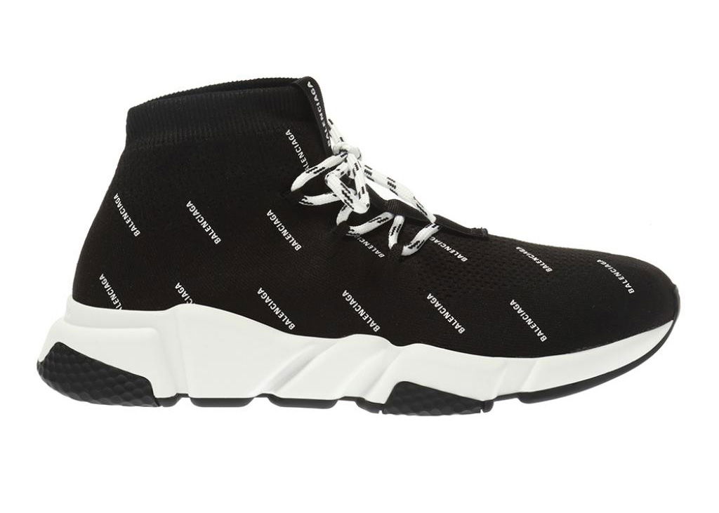 Sneakers og sko Balenciaga Speed All Over Print Sort | 530358W1HP11006, 0