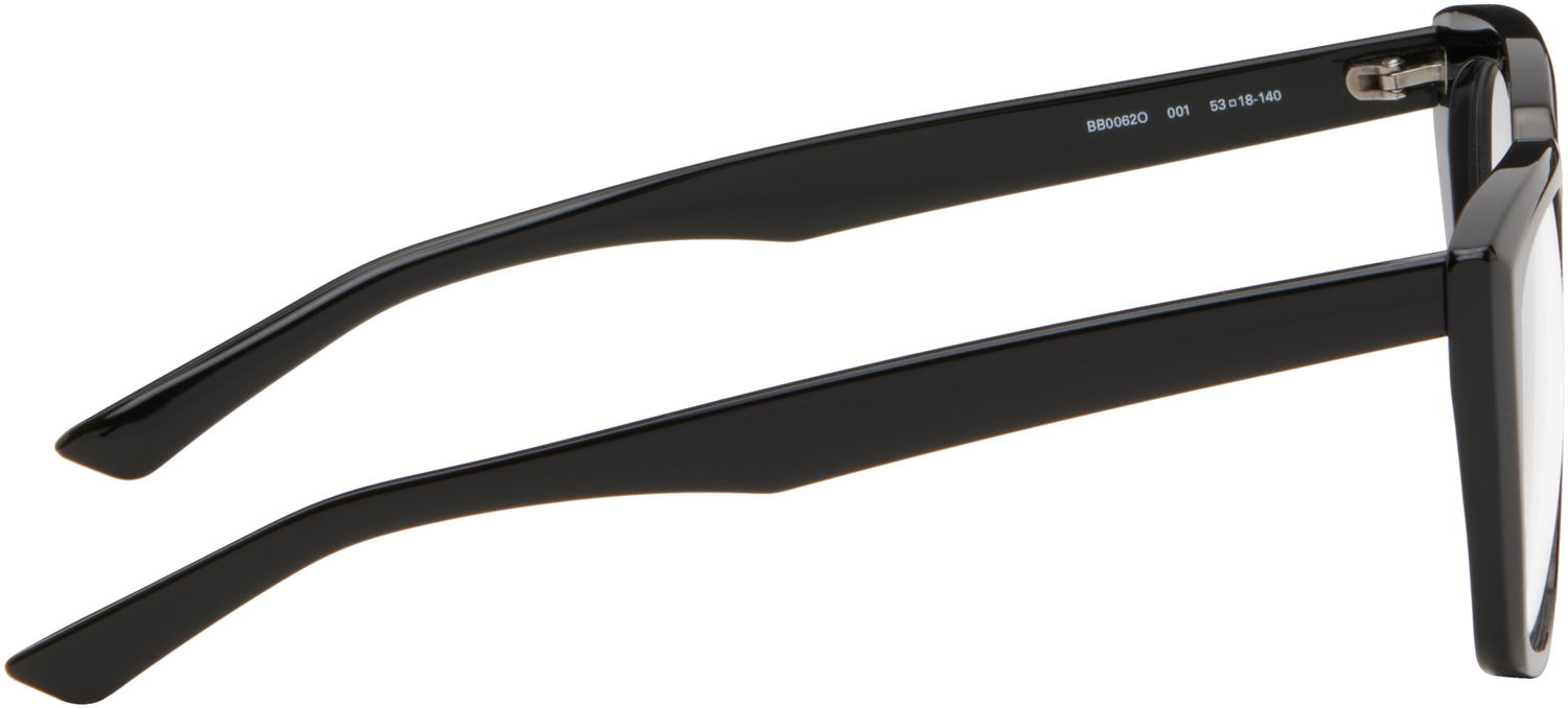 Solbriller Balenciaga Black Cat-Eye Glasses Sort | BB0062O-001, 1