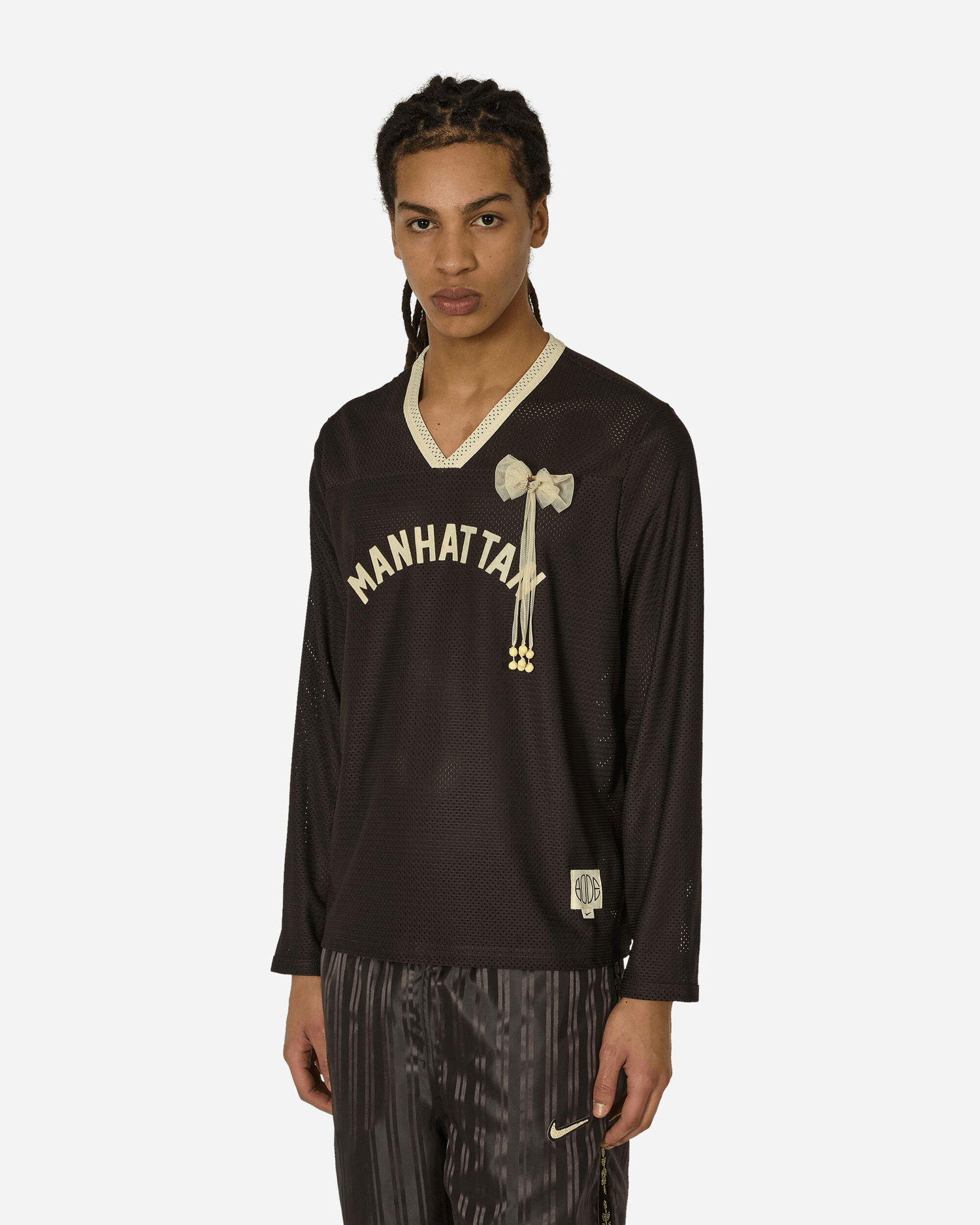 Sweater Nike BODE x Mesh Jersey Brown/Cream Sort | FJ8794-235, 1