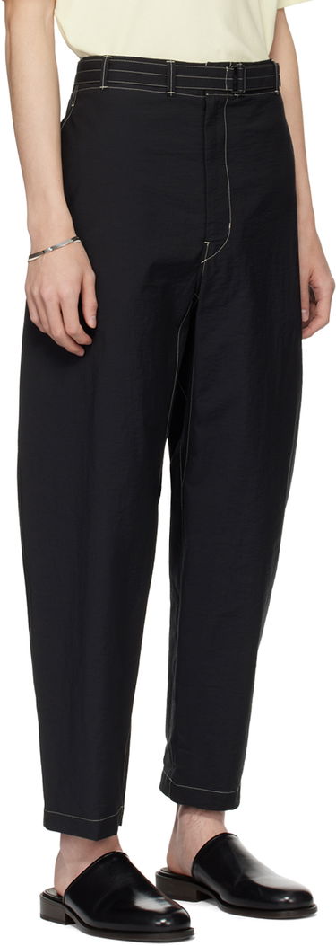 Bukser LEMAIRE Lemaire Belted Trousers Gul | PA1085 LF1234, 4