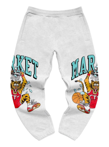 Joggingbukser MARKET Dunking Cat Sweatpants Grå | 395000237/0016