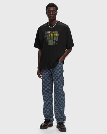 T-shirt DAILY PAPER EVOLUTION OVERSIZED SS TEE Sort | 2421081, 1