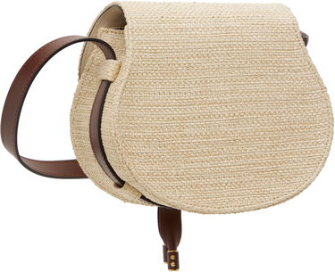 Skuldertaske CHLOÉ Chloé Small Marcie Saddle Bag Beige | CH25US680P19, 2