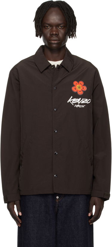 Jakke KENZO Kenzo Paris Futura 2000 Edition Coach Jacket Brun | FF65BL0619NT, 0