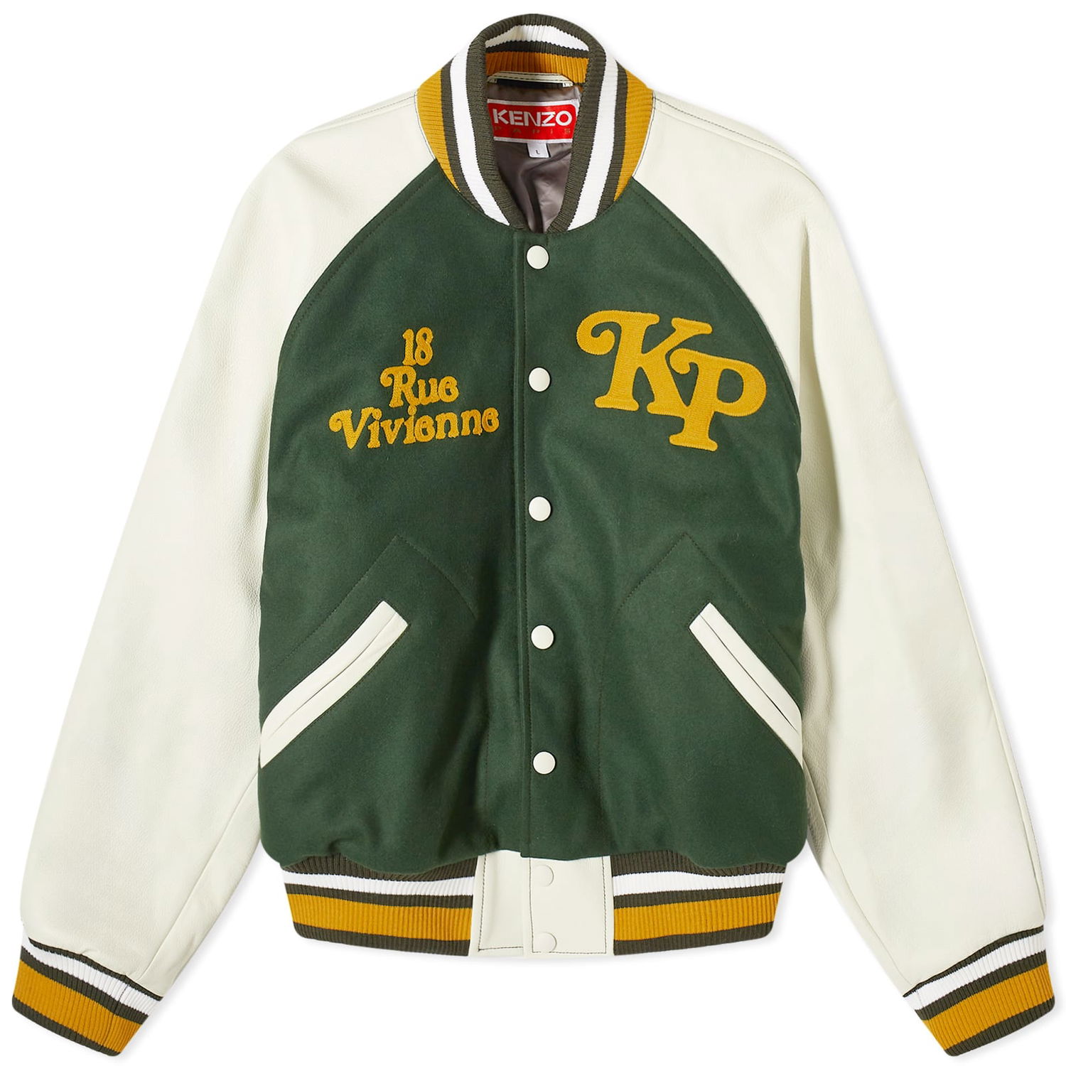 Jakke KENZO Verdy x Varsity Jacket Grøn | FE58BL1459OH-51, 0