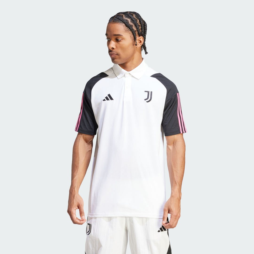 Polo skjorte adidas Originals Juventus Tiro 23 Cotton Polo Shirt Hvid | HZ4998, 1